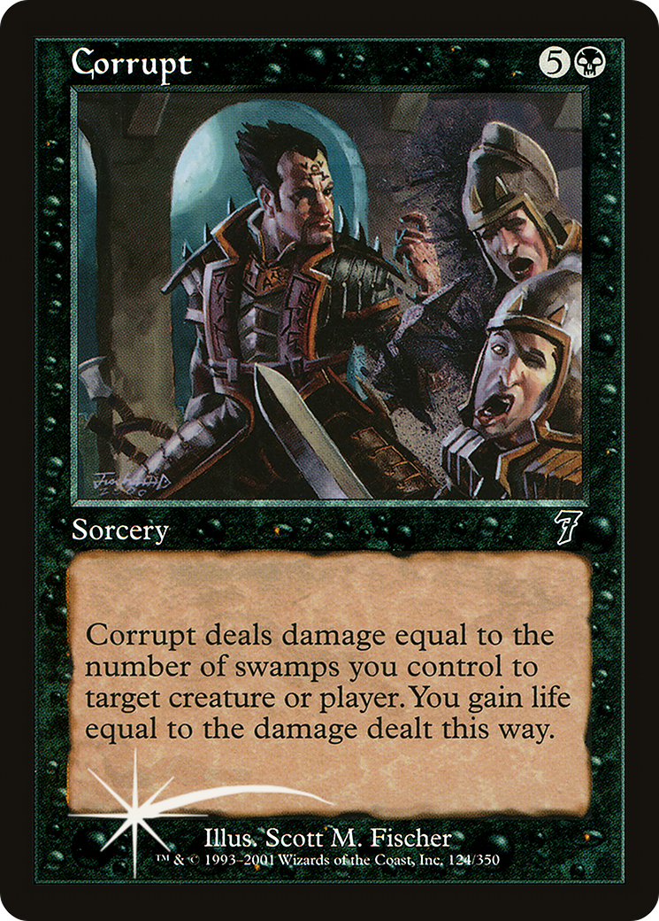 Corrupt (7ED-124★) - 7th Edition Foil