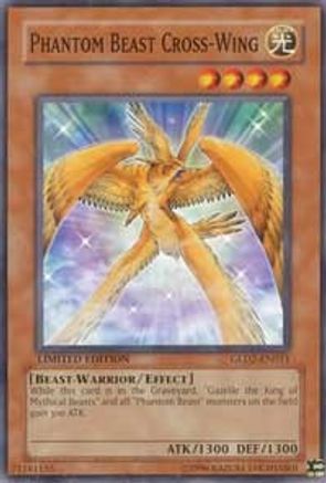 Phantom Beast Cross-Wing (GLD2-EN011) - Gold Series 2009 Limited