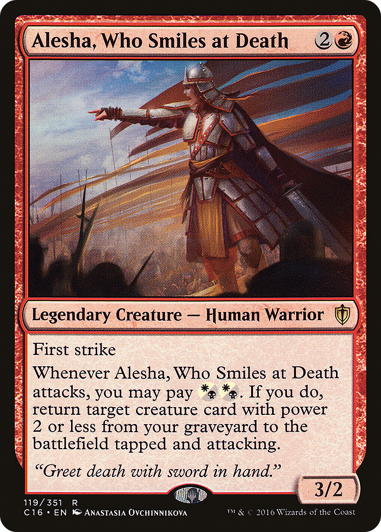 Alesha, Who Smiles at Death [C16 - 119]