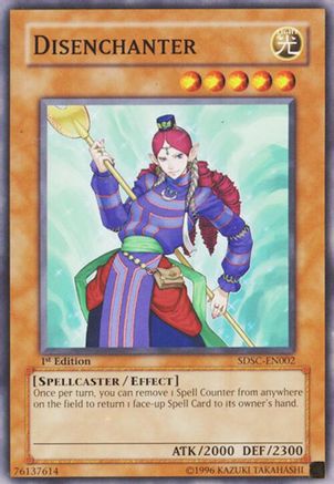 Disenchanter (SDSC-EN002) - Structure Deck: Spellcaster's Command 1st Edition
