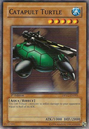 Catapult Turtle (DPYG-EN006) - Duelist Pack: Yugi 1st Edition
