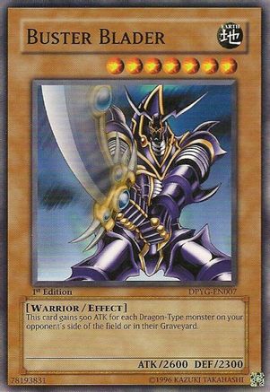 Buster Blader (DPYG-EN007) - Duelist Pack: Yugi 1st Edition
