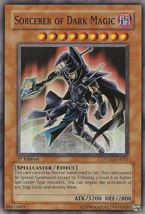 Sorcerer of Dark Magic (DPYG-EN010) - Duelist Pack: Yugi 1st Edition