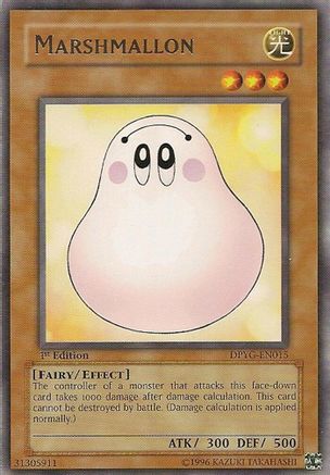 Marshmallon (DPYG-EN015) - Duelist Pack: Yugi 1st Edition