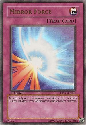 Mirror Force (DPYG-EN027) - Duelist Pack: Yugi 1st Edition