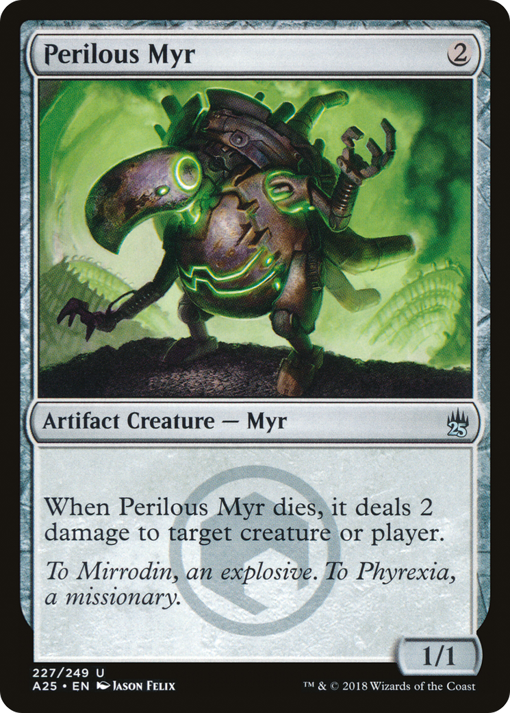 Perilous Myr (A25-227) - Masters 25 Foil