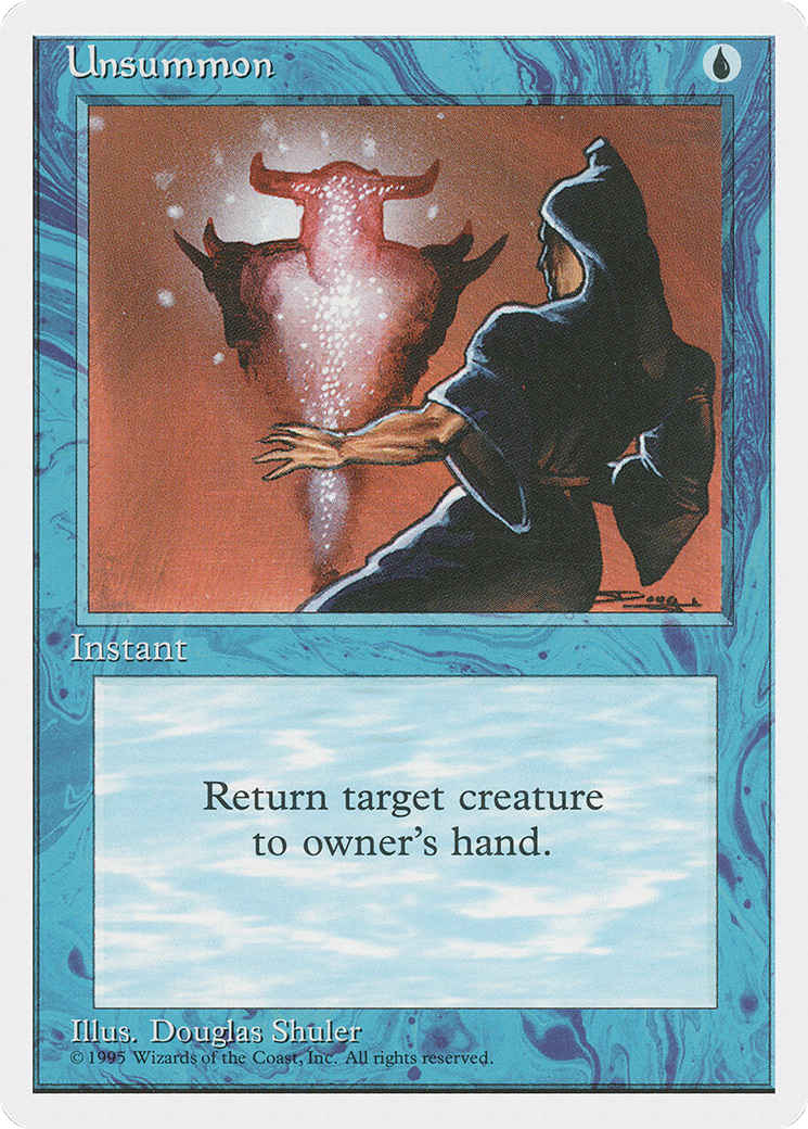 Unsummon [4ED - N/A]