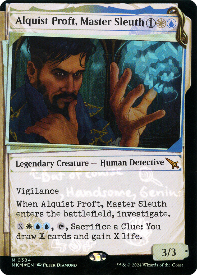 Alquist Proft, Master Sleuth (Showcase) (Invisible Ink) [MKM - 384]