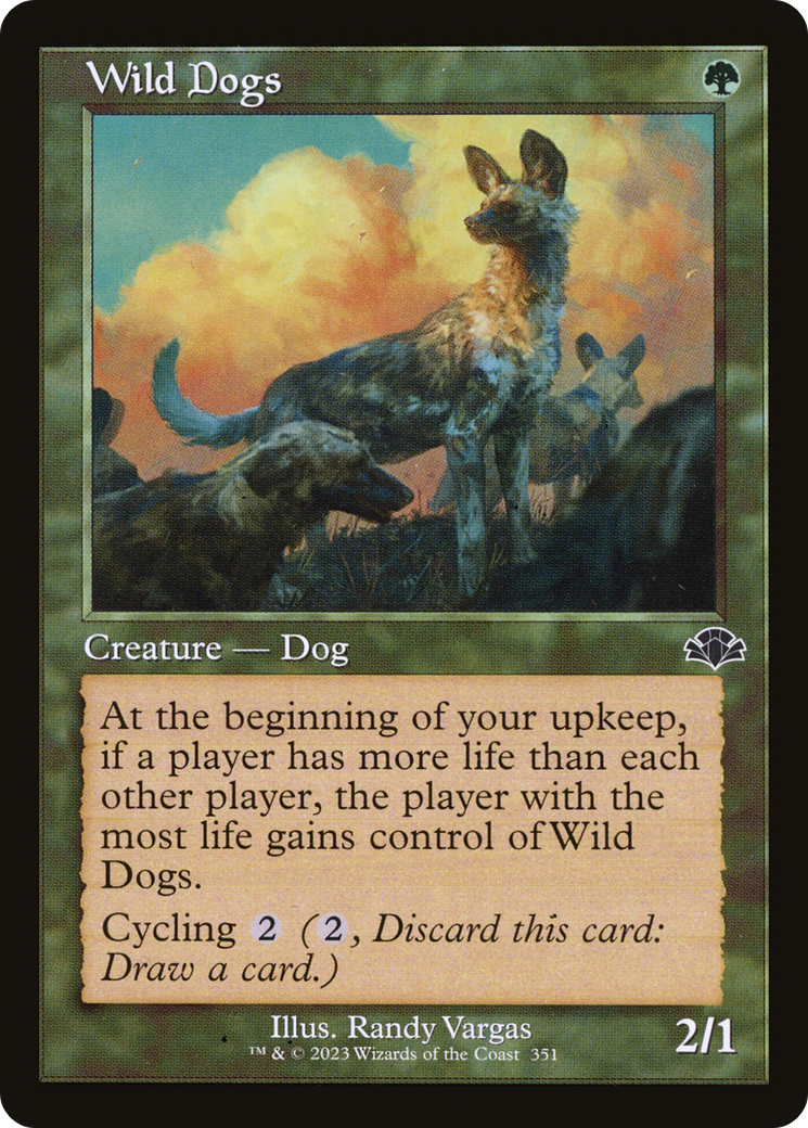 Wild Dogs (Retro Frame) [DMR - 351]