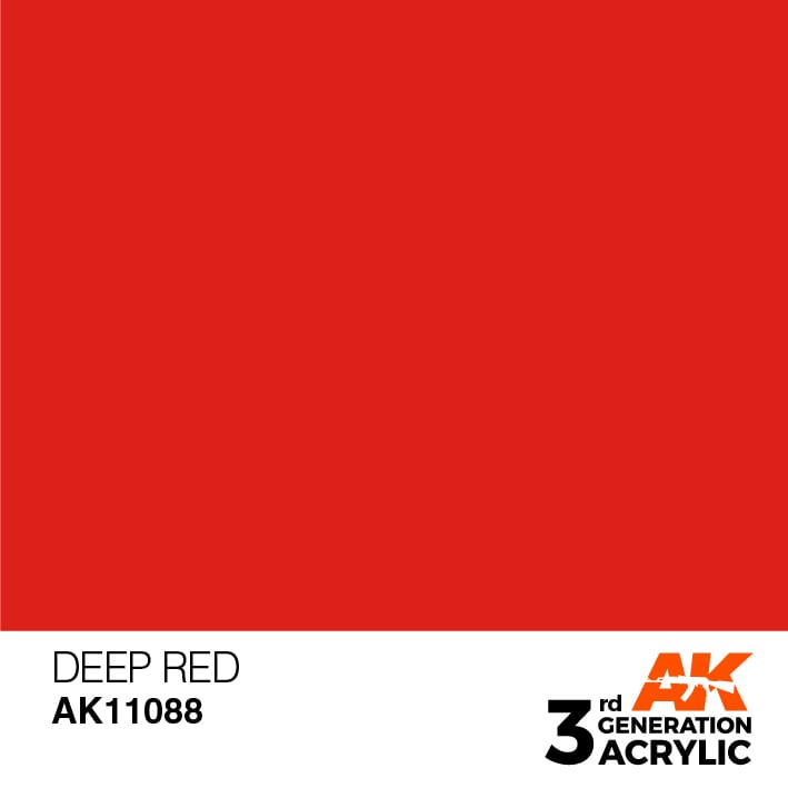 AK Interactive 3G Acrylic Deep Red 17ml
