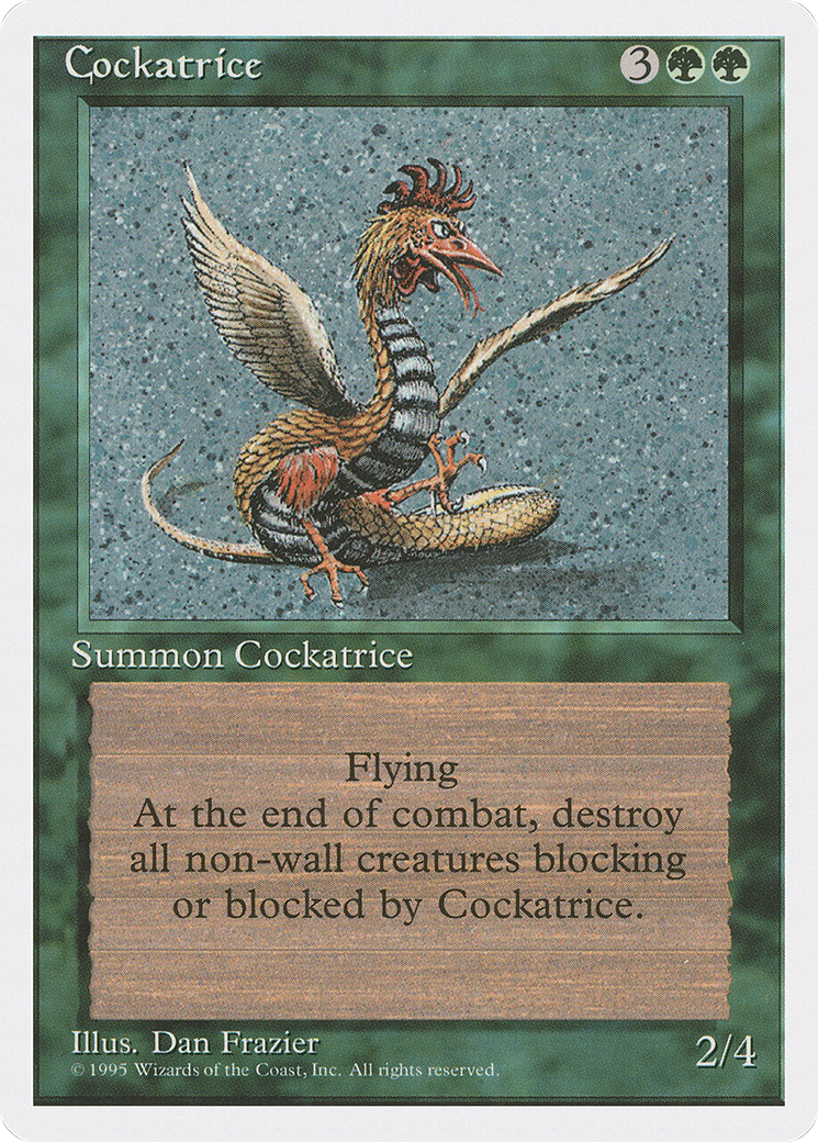 Cockatrice [4ED - N/A]