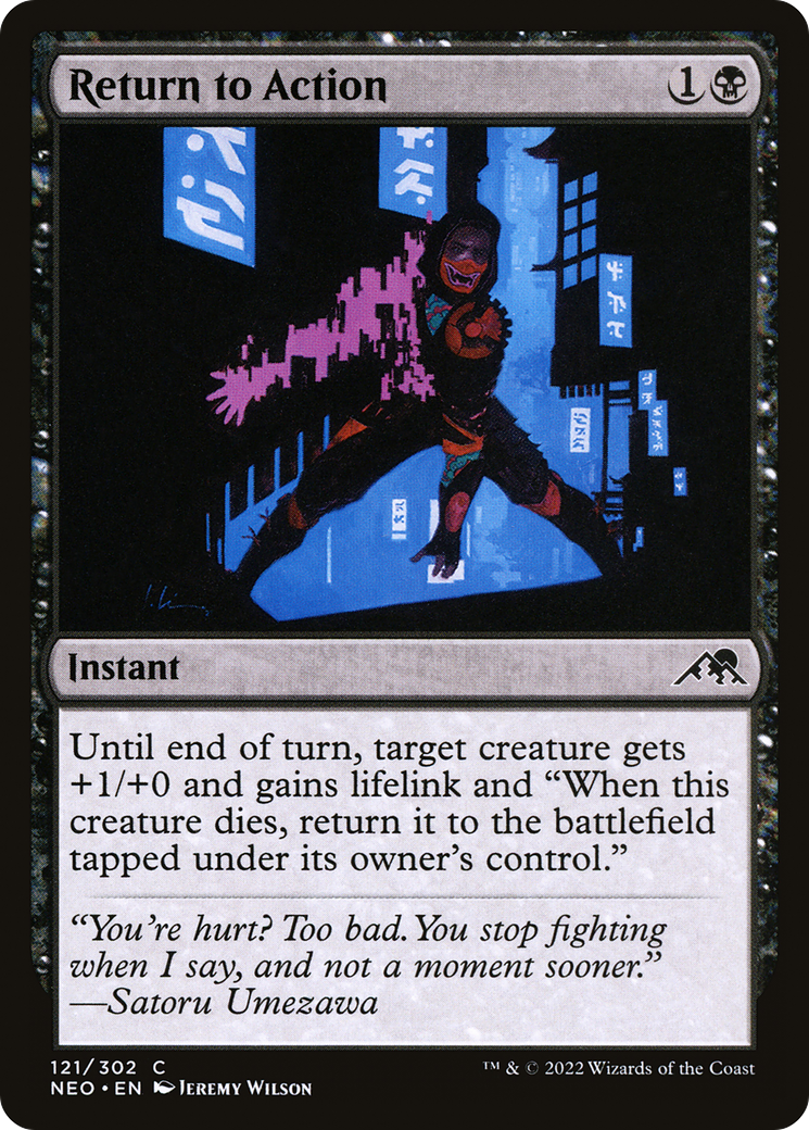 Return to Action [NEO - 121]