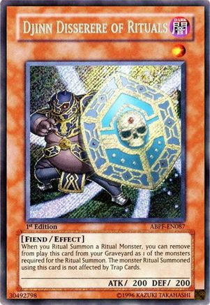 Djinn Disserere of Rituals (ABPF-EN087) - Absolute Powerforce 1st Edition