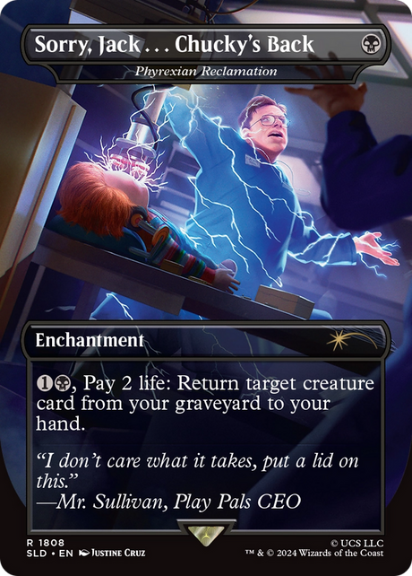 Phyrexian Reclamation (SLD-1808) - Secret Lair Drop / Sorry, Jack . . . Chucky's Back (Borderless)