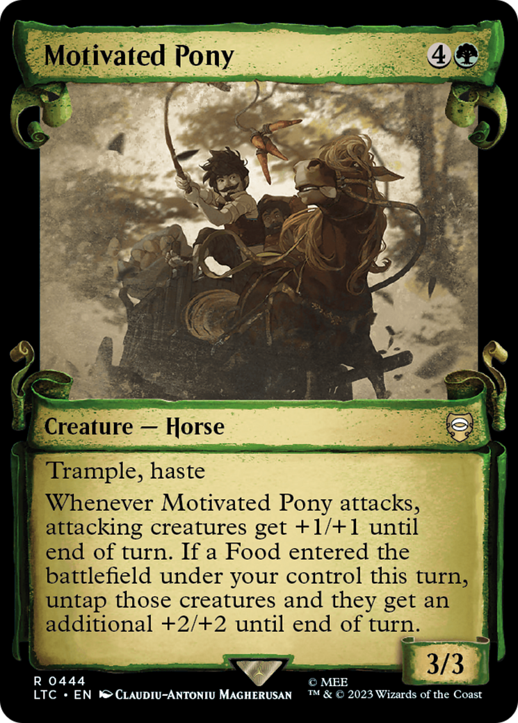 Motivated Pony (Showcase Scrolls) [LTC - 444]