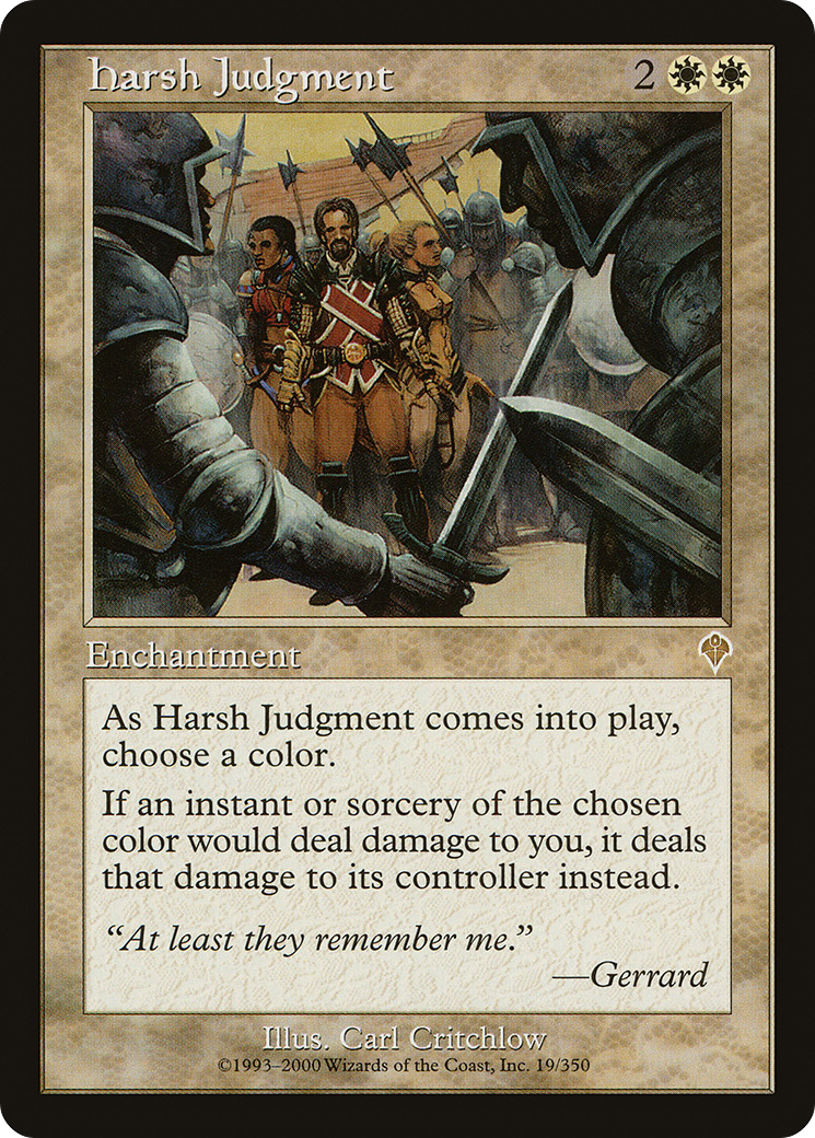Harsh Judgment [INV - 19]