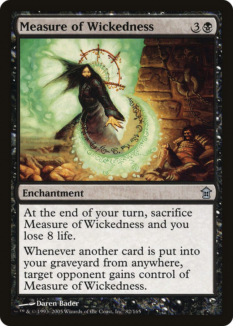Measure of Wickedness (SOK-082) - Saviors of Kamigawa Foil