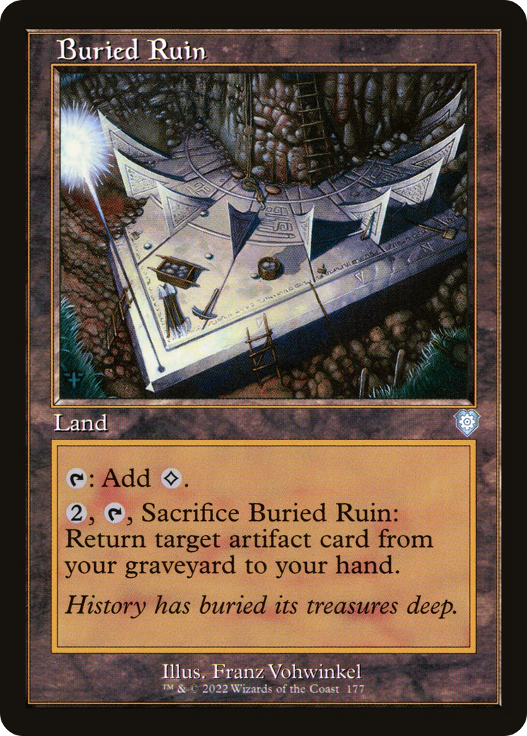 Buried Ruin (Retro Frame) [BRC - 177]