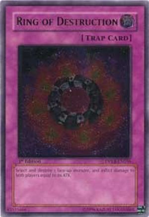 Ring of Destruction (UTR) (DPKB-EN036) - Duelist Pack: Kaiba 1st Edition