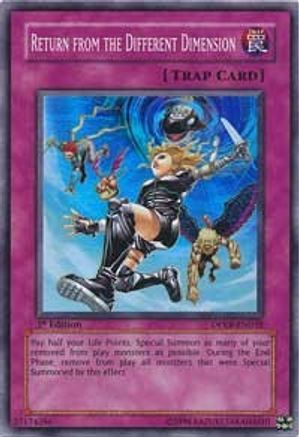 Return from the Different Dimension (DPKB-EN038) - Duelist Pack: Kaiba 1st Edition
