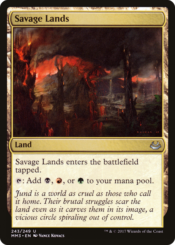 Savage Lands (MM3-243) - Modern Masters 2017 Foil