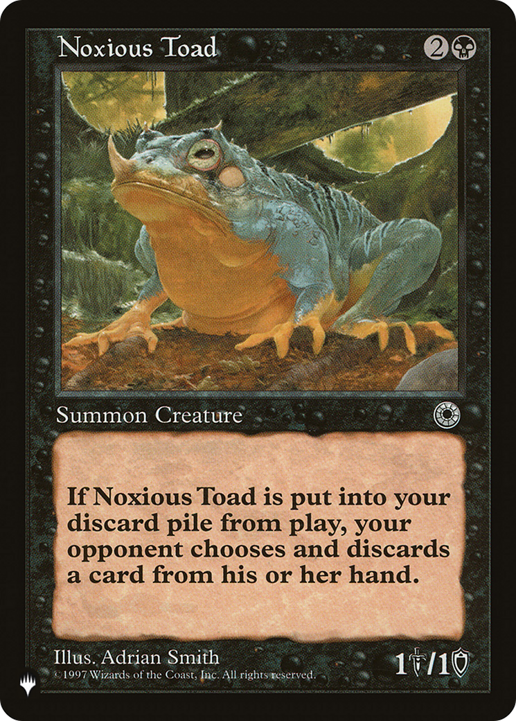Noxious Toad [LIST - N/A]