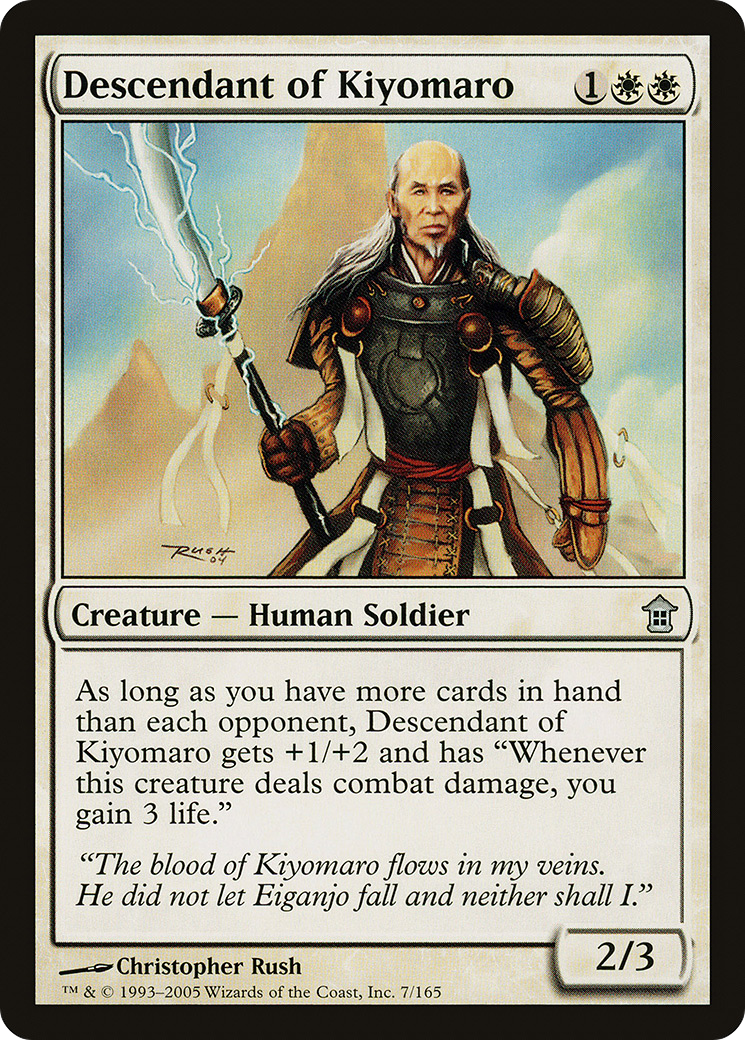 Descendant of Kiyomaro [SOK - 7]