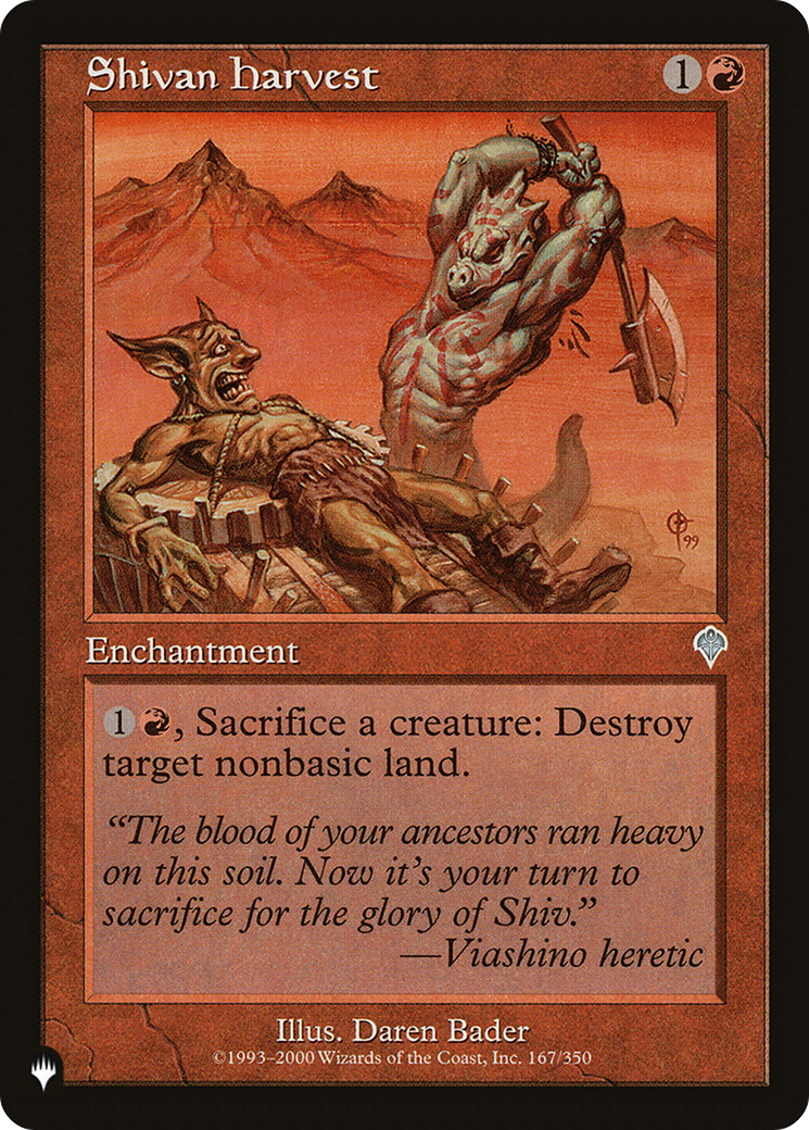 Shivan Harvest [LIST - 167/350]