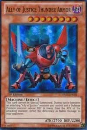 Ally of Justice Thunder Armor (HA02-EN021) - Hidden Arsenal 2 Unlimited