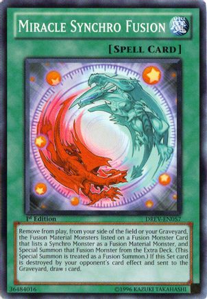 Miracle Synchro Fusion (DREV-EN057) - Duelist Revolution 1st Edition
