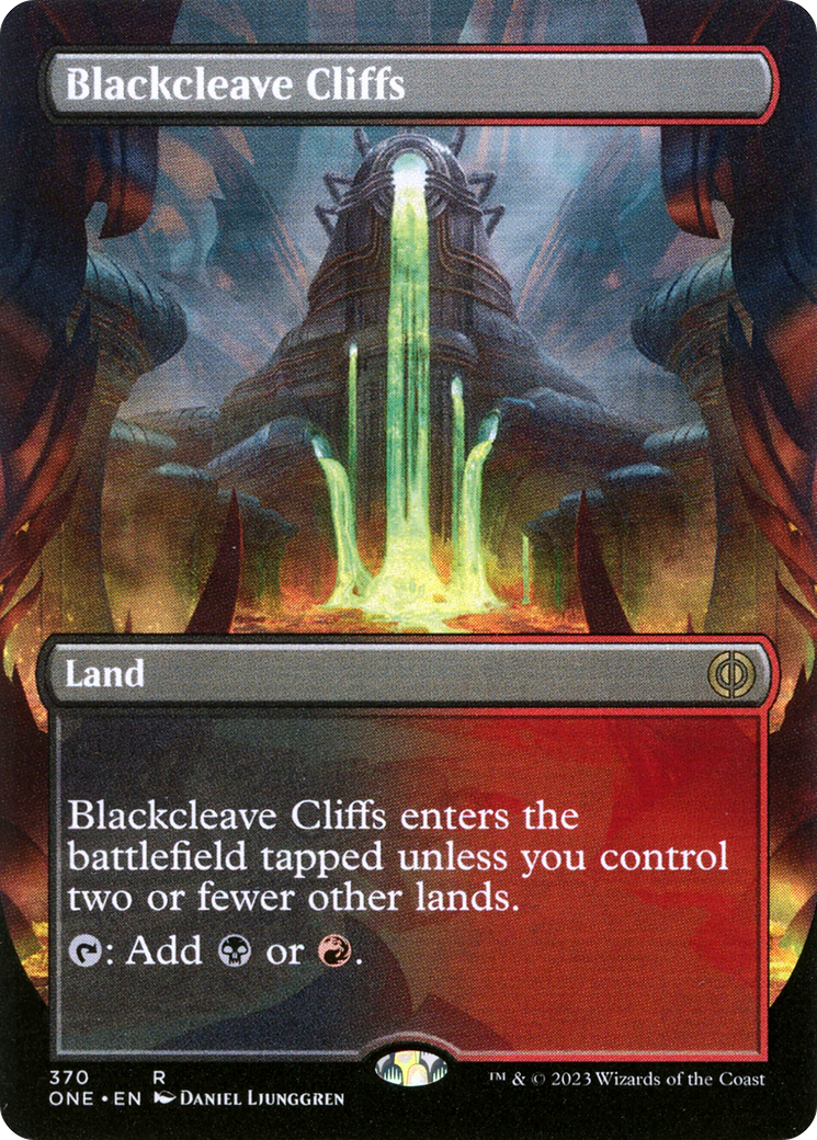 Blackcleave Cliffs (Borderless) [ONE - 370]