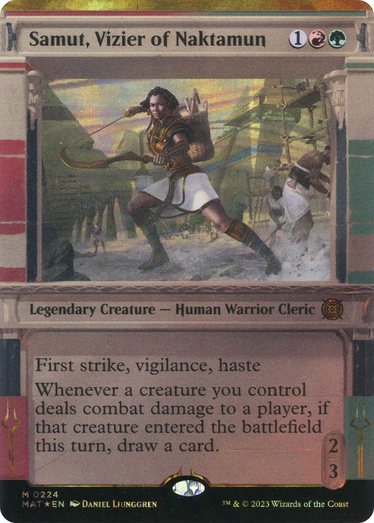 Samut, Vizier of Naktamun (Halo Foil) [MAT - 224]