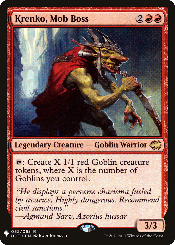 Krenko, Mob Boss [LIST - 52]