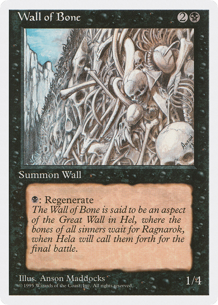 Wall of Bone [4ED - N/A]
