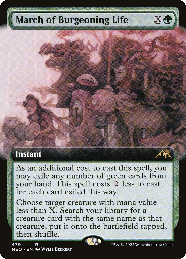 March of Burgeoning Life (Extended Art) [NEO - 479]