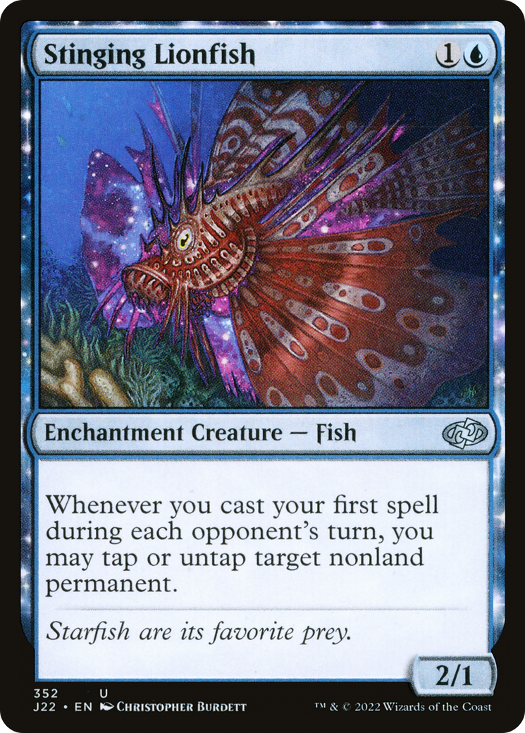 Stinging Lionfish [J22 - 352]