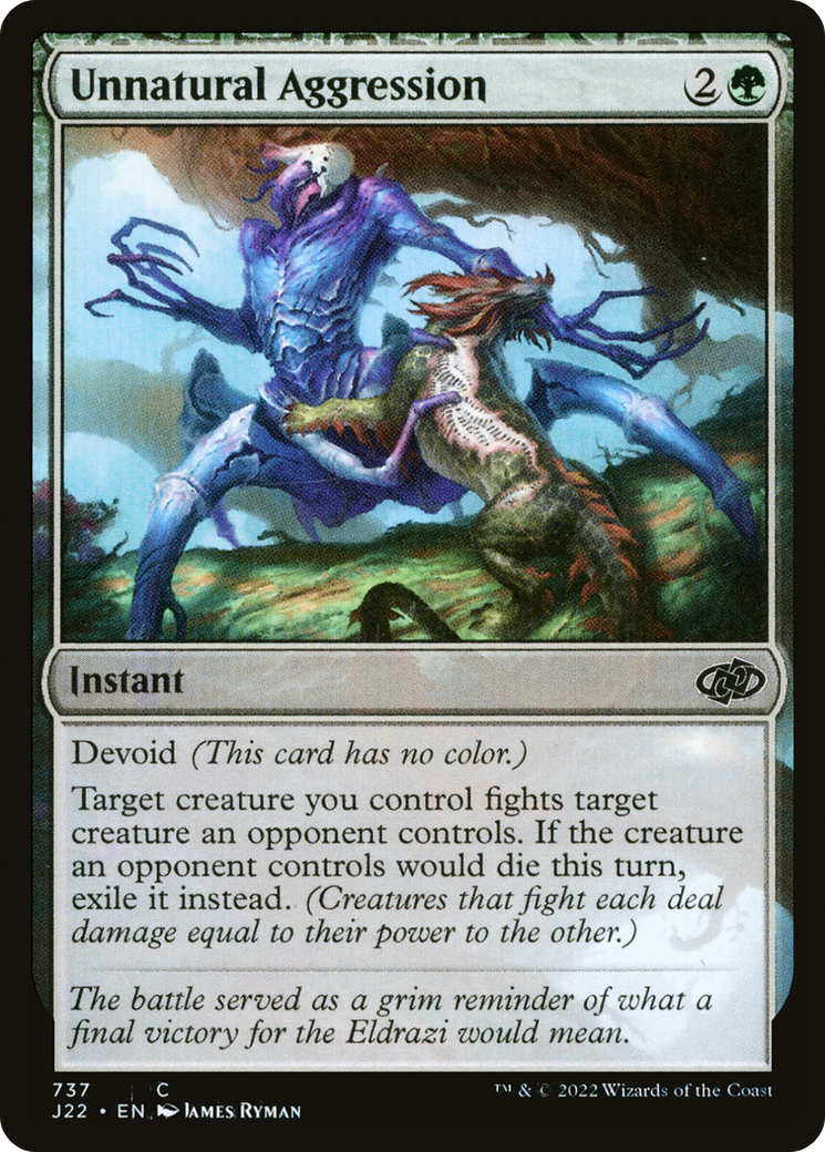 Unnatural Aggression [J22 - 737]