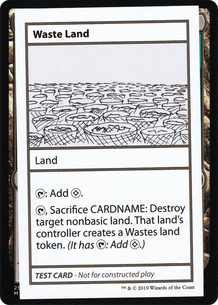 Waste Land (No PW Symbol) [CMB1 - N/A]