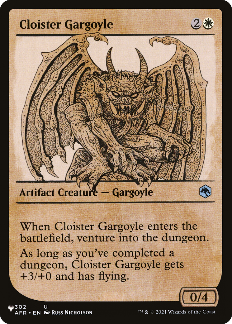 Cloister Gargoyle (Showcase) [LIST - 302/281]