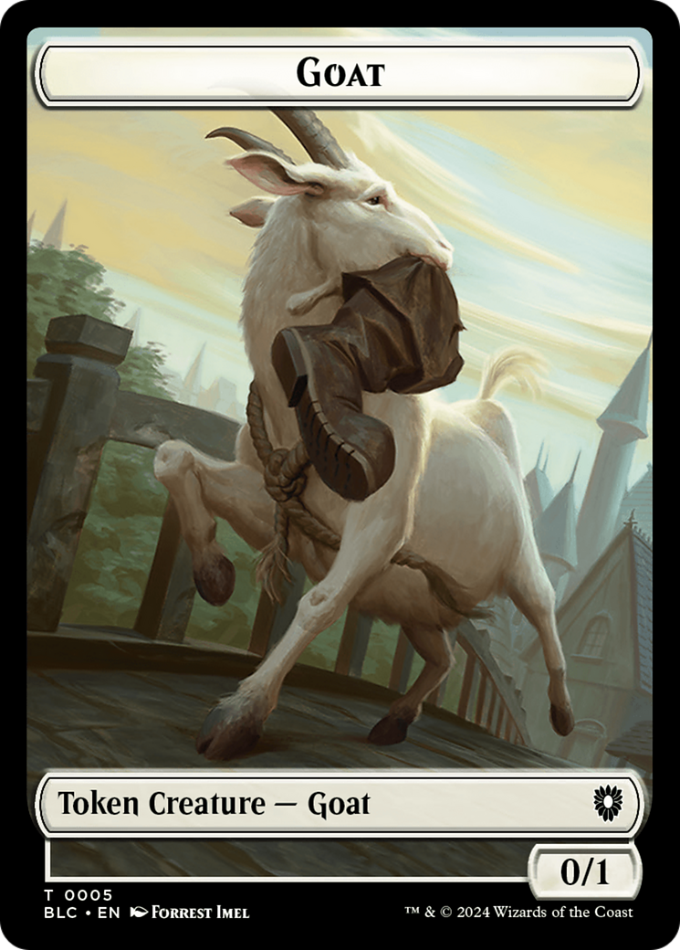 Goat (TBLC-005) - Bloomburrow Commander Tokens Foil
