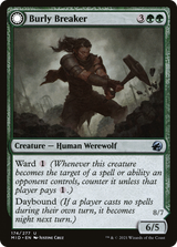 Burly Breaker (MID-174) - Innistrad: Midnight Hunt: (Double Faced Transform) Foil