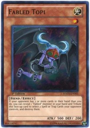 Fabled Topi (HA03-EN003) - Hidden Arsenal 3 1st Edition
