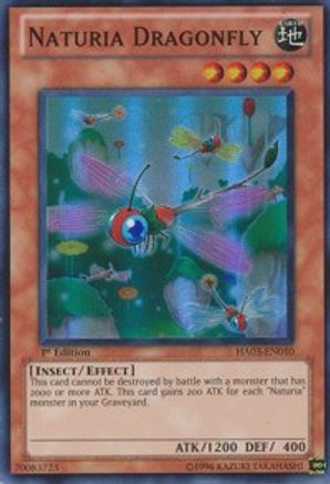 Naturia Dragonfly (HA03-EN010) - Hidden Arsenal 3 1st Edition