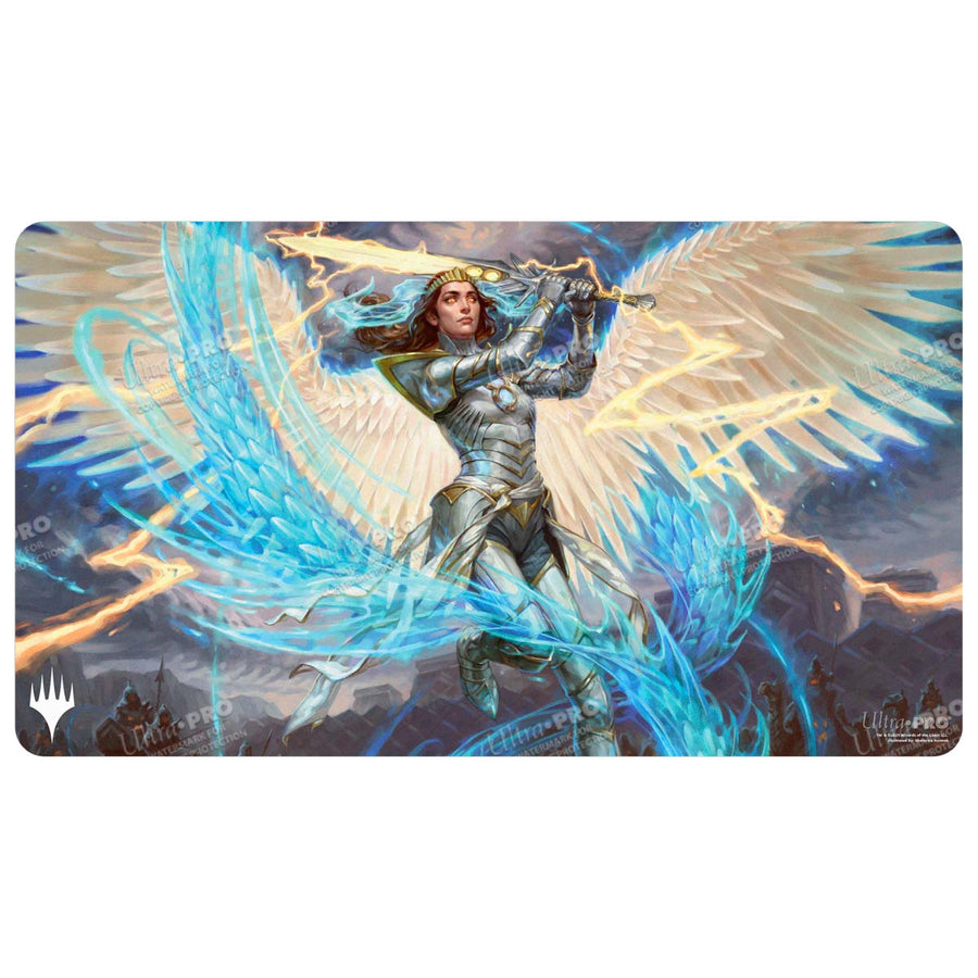 Playmat: MTG- Tarkir Dragonstorm-  Elspeth, Storm Slayer Playmat