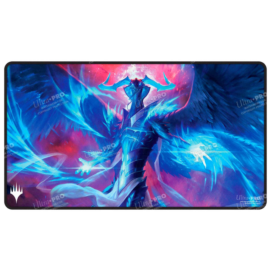 Playmat: MTG- Tarkir Dragonstorm- Ugin, Eye of the Storms Black Stitched Playmat