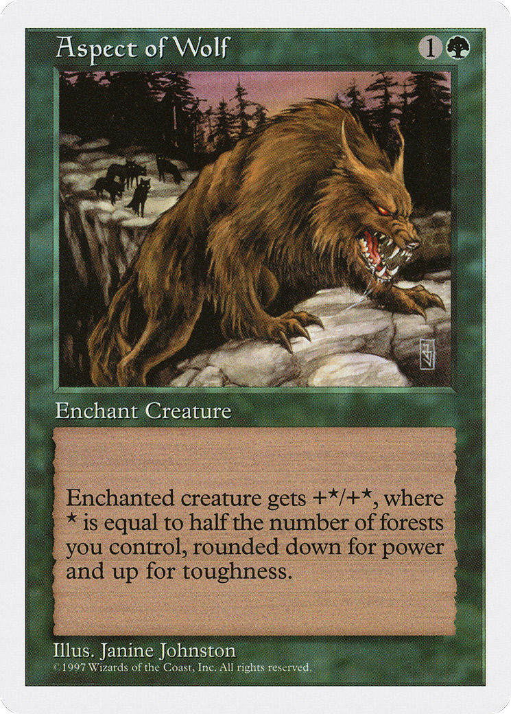 Aspect of Wolf [5ED - N/A]