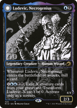 Ludevic, Necrogenius (Showcase) (MID-320) - Innistrad: Midnight Hunt: (Showcase, Double Faced Transform) Foil