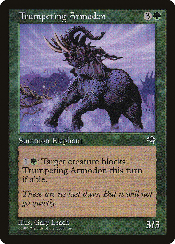 Trumpeting Armodon [TMP - 262]