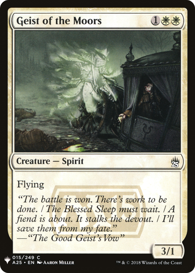 Geist of the Moors [LIST - 15]