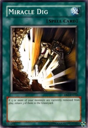 Miracle Dig (DB2-EN032) - Dark Beginning 2 Unlimited